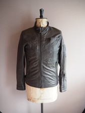 Star raw lederjacke - g,