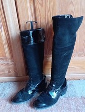 Lederstiefel mit Lack von