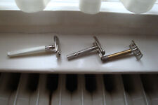 3 alte Rasierhobel Hobel Gillette Rasierer 1 x USA / 1 x Germany