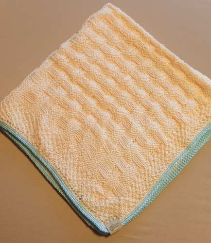 Handgestrickte baby decke aus - decke,
