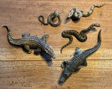5 x SCHLEICH Krokodil, Alligator, Kobra, Klapperschlange, Anaconda