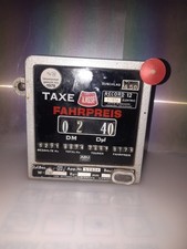 Rarität! Alter Taxameter Oldtimer Taxi-Uhr 1960 voll mechamisch PTB700 Taxometer