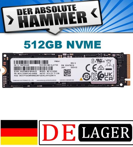 512gb nvme ssd 2280 - 512gb,