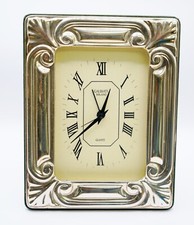 Galbiati Milano Uhr Tischuhr Sterlingsilber 925er Made In Italy