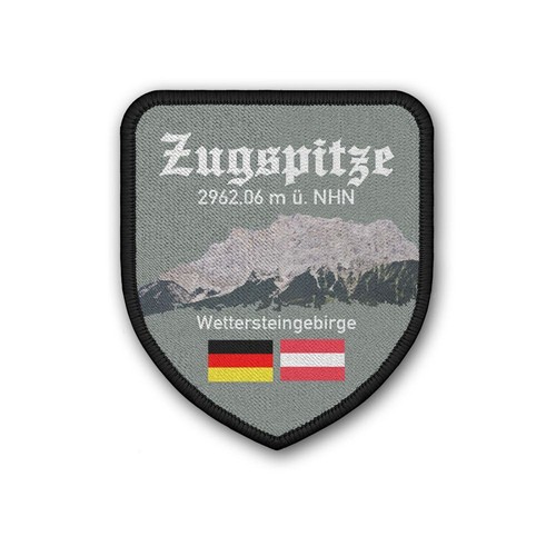 Patch zugspitze zugspitzmassiv - zugspitze,