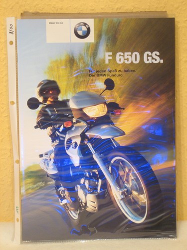Bmw motorrad prospekt 650 - bmw, prospekt:
