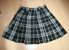 Minirock kariert schwarz-weiß