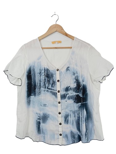 Biba kurzarm bluse - kurzarm-bluse,