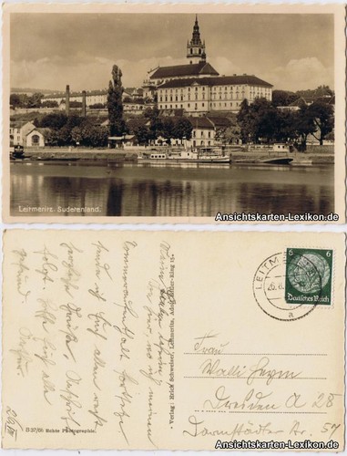 Postcard leitmeritz - postcard,