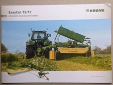 KRONE EasyCut TS/TC gezogene Scheibenmähwerke Mähwerk Prospekt Traktor Schlepper