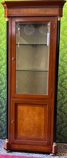 Biedermeier Eckvitrine