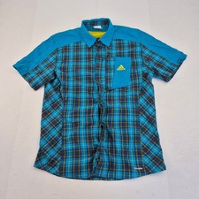 ADIDAS Hemd Mittelblau Herren