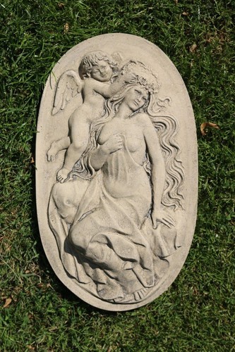 Engel wandbild steinfigur - engel,