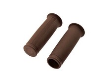 Lenkergriffgummi - Set für SIMSON SR1 SR2 KR50 Spatz ballig, BRAUN