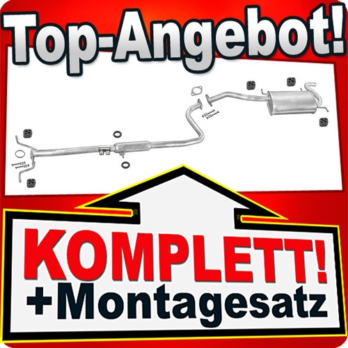 Auspuff für mazda 121 - für, (db)