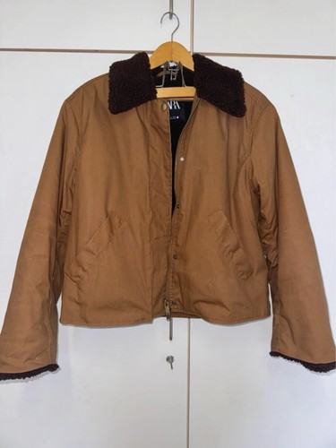 Zara jacke braun - mit, faux