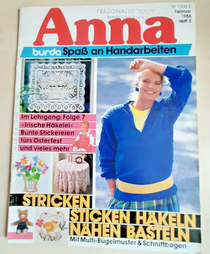 Handarbeitszeitschrift anna - handarbeitszeitschrift,