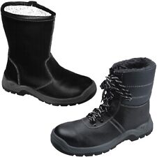 Winterstiefel Arbeitsstiefel Sicherheitsschuhe Arbeitsschuhe gefüttert Pelz S3