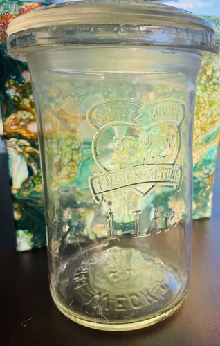 Altes weck glas schutzmarke - weck,