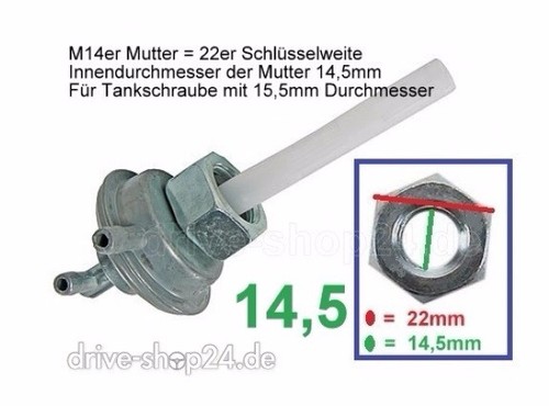 Unterdruck benzinhahn für - benzinhahn,