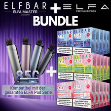 ELFA MASTER + 10x ELFBAR ELFA Prefilled Pod Kombipaket I 0/20mg Nikotin Nic Salt