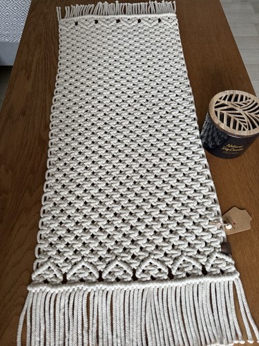 Makramee tischläufer - makramee,