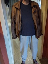 Herren Lederjacke, Größe 56