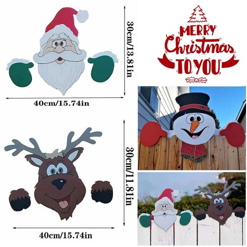 Garten zaun weihnachtsmann - garten,