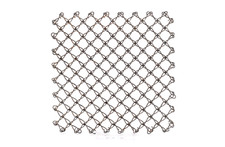 Vintage Spiraltopfuntersetzer Untersetzer aus Metall Topfgitter 18 x 18 cm