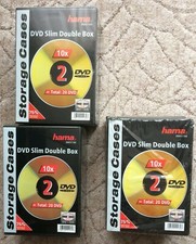 HAMA 00051184 DVD SLIM DOUBLE BOX 29 Stk, NEU UNBENUTZT