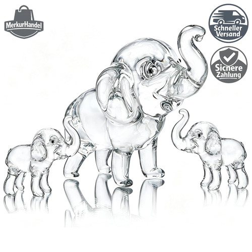 Kristall elefant figur mutter - elefant,