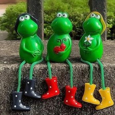 Grün Harz Frosch Beine Haus