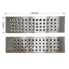 0,26-4,1mm Ziehplatte Goldschmiedewerkzeuge Niederhalbrund Zieheisen Gold Runden