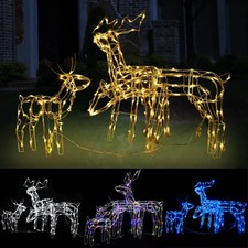 3-tlg. Rentiere Hirsch Reh