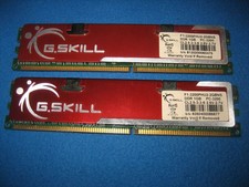 G.Skill 2GB (2x1GB) DDR1 F1-3200PHU2-2GBNS PC-3200 CL2.5-3-3-6 2.6V-2.7V