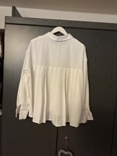 Ausgefallene Bluse  in off withe  Gr.XL neu
