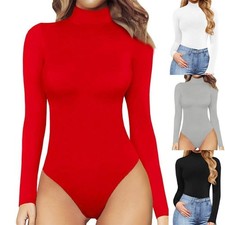 Damen Langärmlig Body