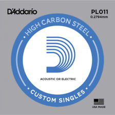 D'Addario PL011 - plain steel
