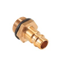 Druckluft Kupplungsstecker mit Außengewinde 1/4" 3/8" kompatibel mit DN7 2x  