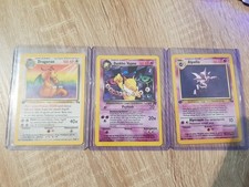 Pokemon karte Dragoran Und Alpollo 1 edition Fossil Deutsch Holo, Dunkles Hypno