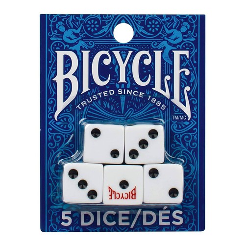 Bicycle 5er würfelset - bicycle,