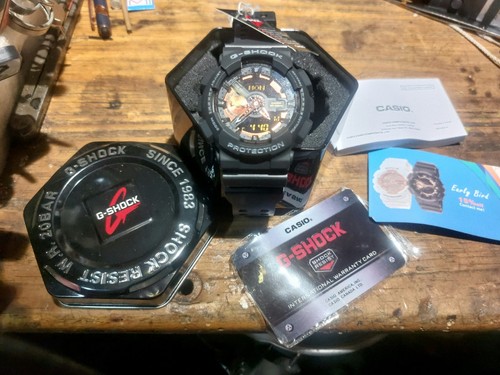 Casio shock gold schwarz - casio,