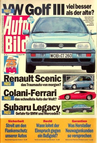 Auto bild 1991 - bild, mazda