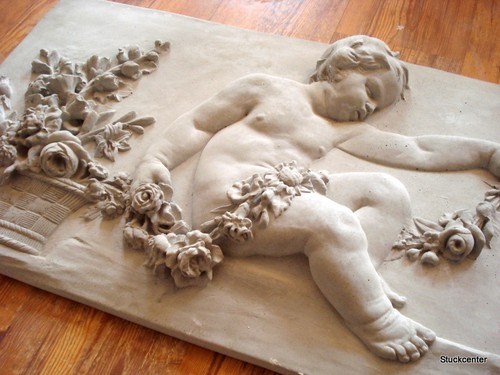 Stucco großes engel relief - stucco,