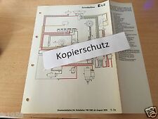 Zusatzschaltplan VW 1302 (Polizei, Feuerwehrfahrzeuge) ab August 1970 -
