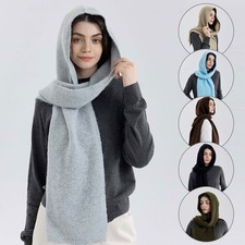 Kapuzen-Schal Aus Wollmischung