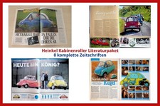 Heinkel Kabinenroller Literaturpaket - 8 komplette Zeitschriften