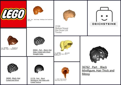 Lego minifigur haare hair - lego®,