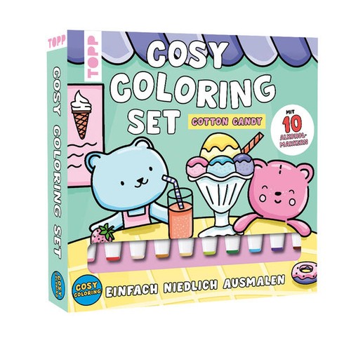 Cosy coloring cotton candy - cosy, "cotton