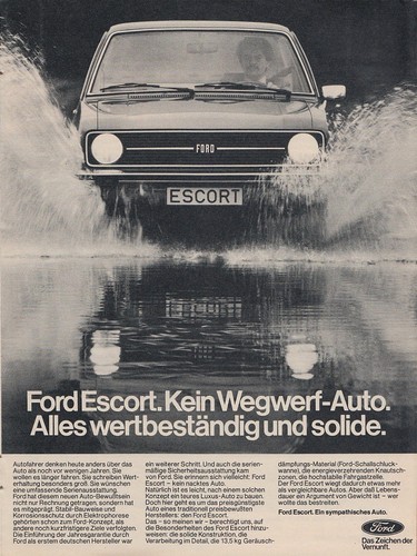 Ford escort reklame - ford,